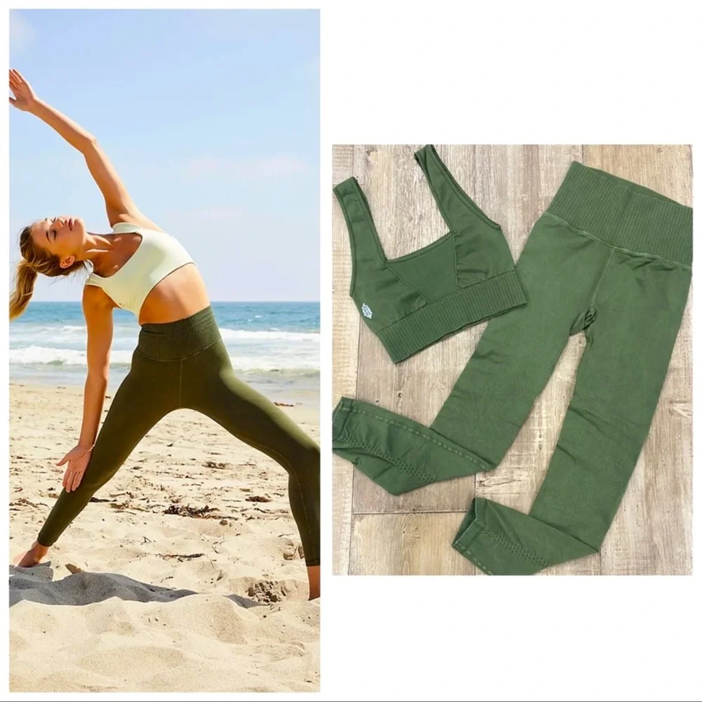 NEW Free People Movement Good Karma Top & Leggings - Picture 2 of 4